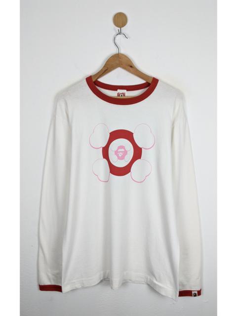 A BATHING APE® A Bathing Ape BAPE Kaws Ringer shirt