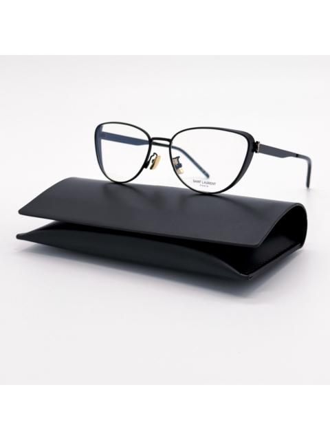 SAINT LAURENT NEW SAINT LAURENT EYEGLASSES SLM92 003 WOMEN CAT EYE BLACK E