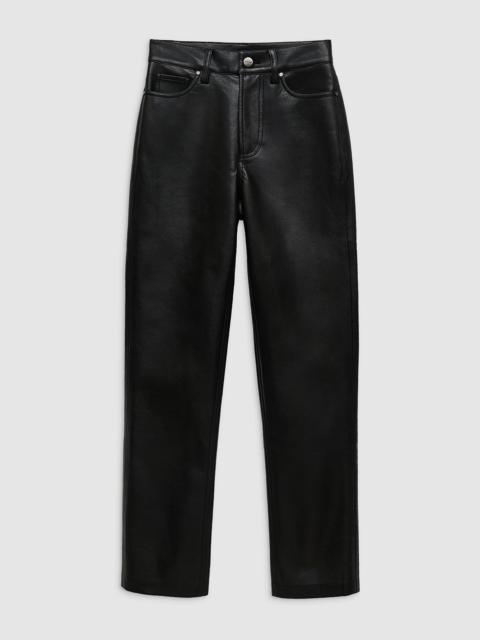ANINE BING Bruno Pant - Black Recycled Leather