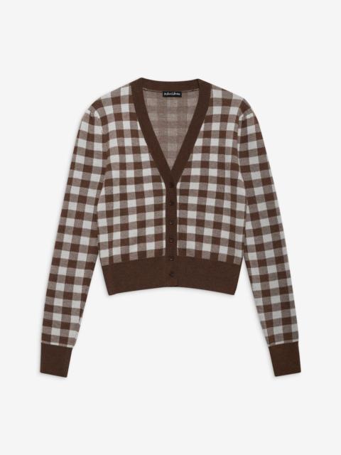 For Love & Lemons Gingham Knit Cardigan