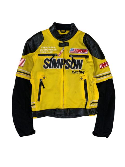 Other Designers 🔥Vintage Simpson Racing Motorcycle Jacket