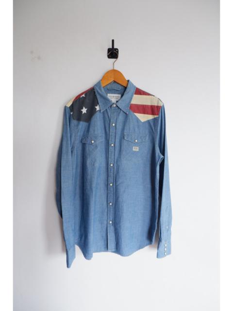 Denim & Supply Ralph Lauren American Flag Button Shirts