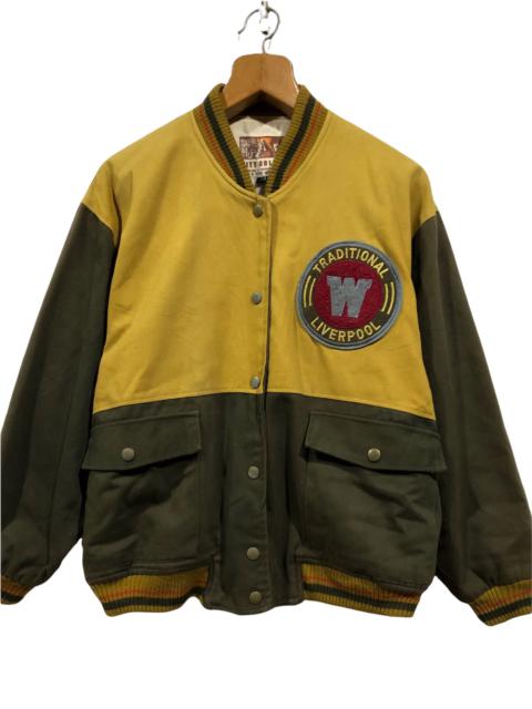 Other Designers Vintage - City Holiday Varsity Flight Jacket