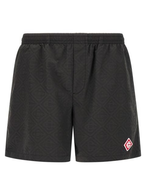 CASABLANCA Casablanca Men Jacquard Logo Swimsuit