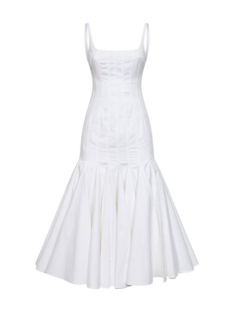 JACQUEMUS Jacquemus Women White The Agave Flared Midi Dress