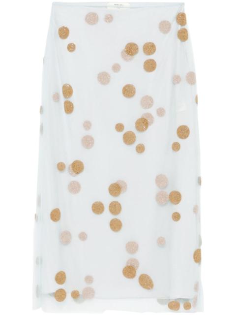 FENDI Fendi Women Embroidered Midi Skirt