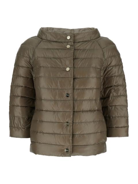 Herno Women Cappa Reversibile Nylon Ultralig