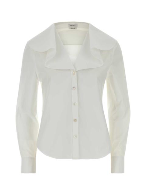 Alexander McQueen Alexander Mcqueen Women White Poplin Shirt