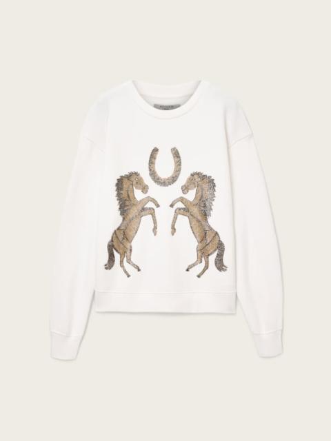 ALLSAINTS LUCK EMBELLISHED PIPPA SWEATSHIRT