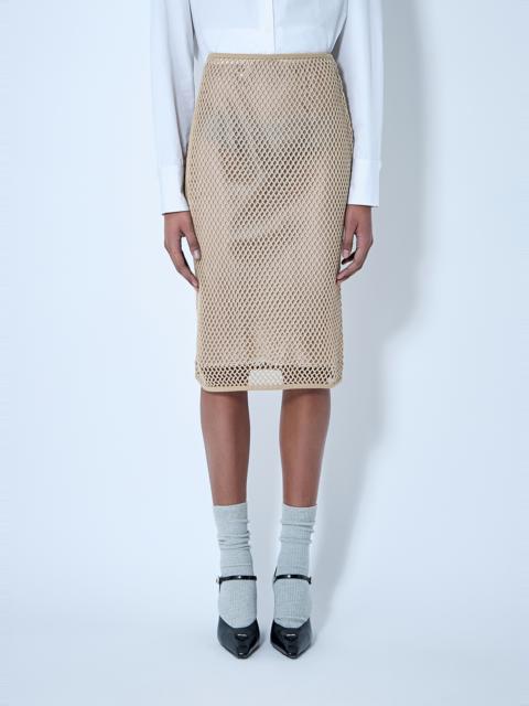 Prada Crochet Midi Skirt