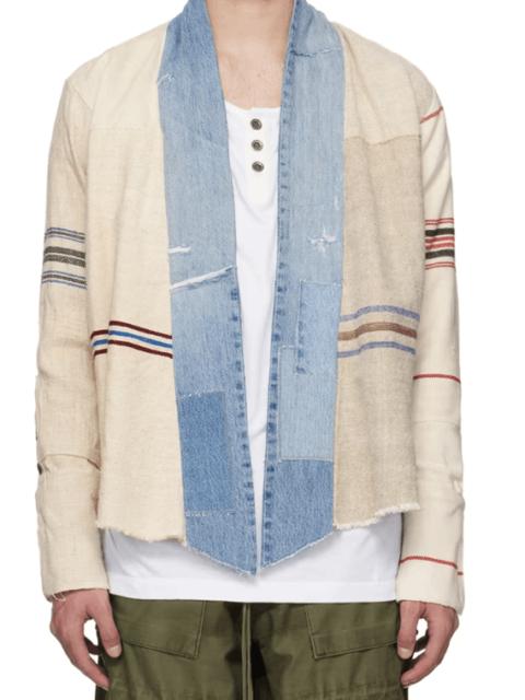 Greg Lauren $1725 NWT Greg Lauren Ivory Hemp Sack GL1