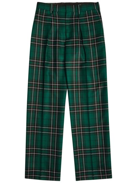 JW Anderson JW Anderson Checked Straight-leg Trousers