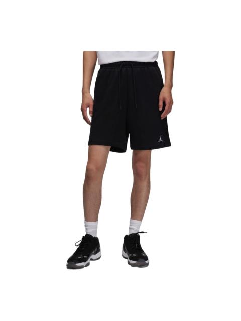 Jordan Air Jordan Essentials Fleece Shorts Asia Sizing 'Black White' FQ4535-010