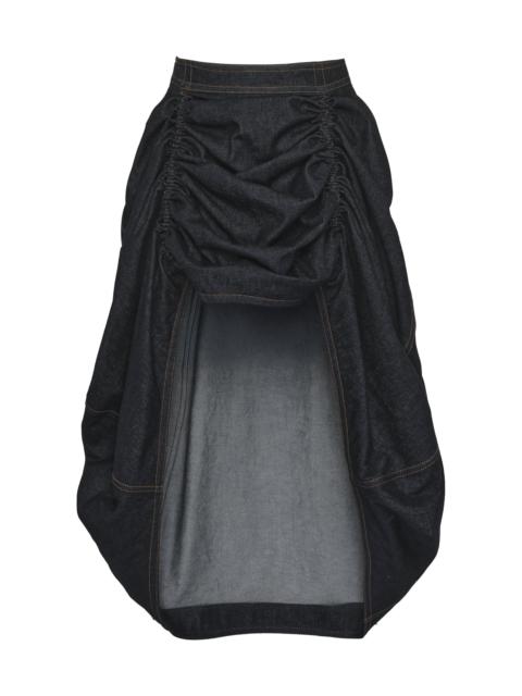 Zimmermann Rebellion Denim Midi Skirt dark wash