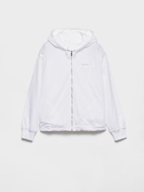 Prada Reversible jersey hoodie