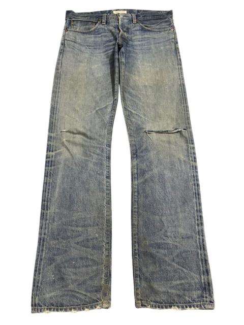 Other Designers Made In Usa - Vintage Ron Herman Blue Wash Distress Style Jeans