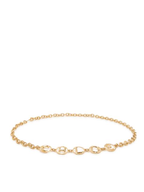 FENDI belt chain links gold white Fendi Ff Chain Belt - Gold | Editorialist main image 4