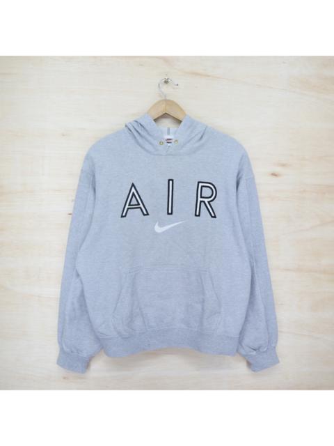 Nike Vintage 90s NIKE AIR Big Logo Embroidered Sweater Sweatshirt Hoodie Pullover Jumper
