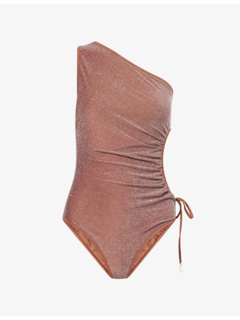 Johanna Ortiz Whispering One-Shoulder Swimsuit