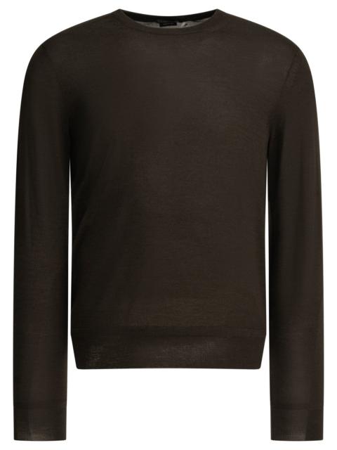 TOM FORD Tom Ford Cashmere Silk Crew-neck Sweater Brown