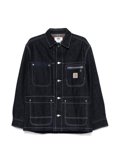 Junya Watanabe MAN X CARHARTT LOGO-PATCH COAT