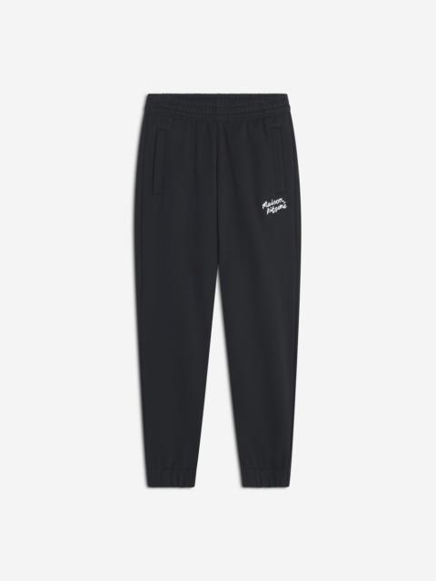 Maison Kitsuné MAISON KITSUNE HANDWRITING COMFORT JOG PANTS