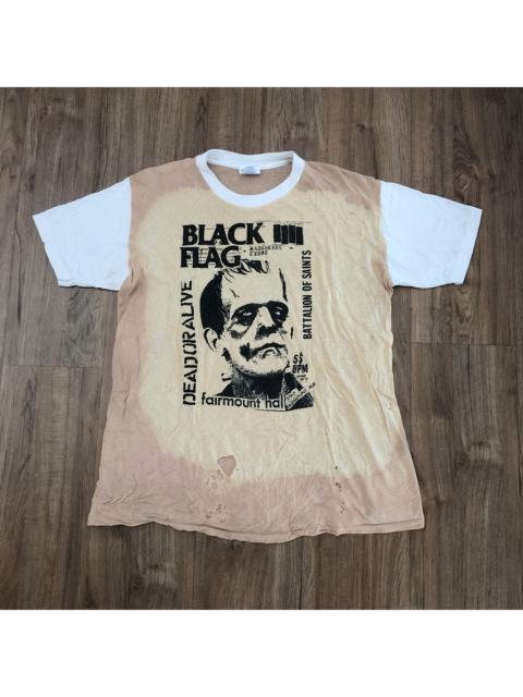 Other Designers Vintage - Vintage Black Flag Shirt Distressed Punk Hardcore 22x28