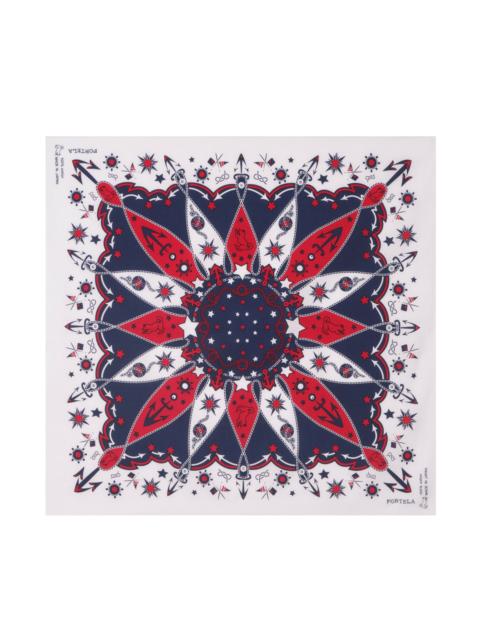 FORTELA Fortela Nautical Modse Bandana in White at Nordstrom