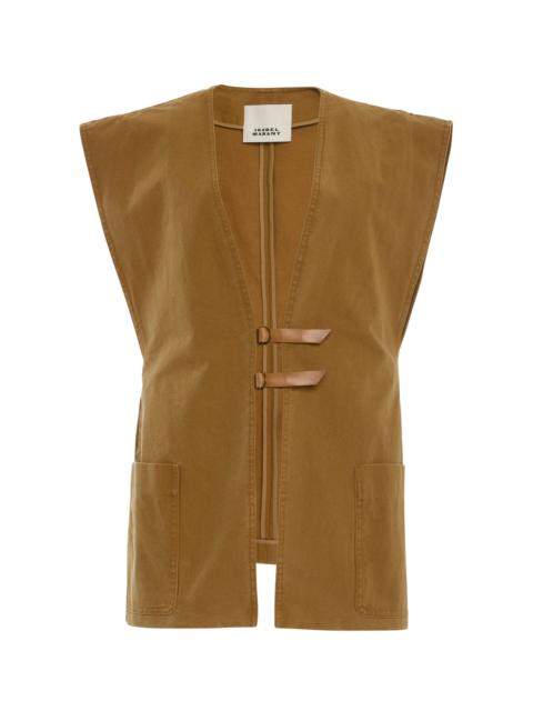 Isabel Marant Falila Cotton Top neutral