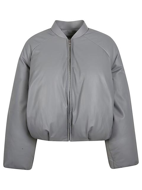 Loewe Women Leather Padded Bomber Jacket