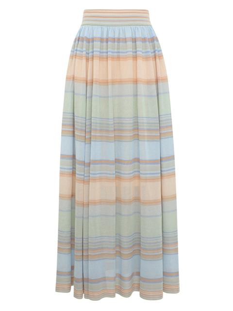 Zimmermann INDRA STRIPE CIRCLE SKIRT