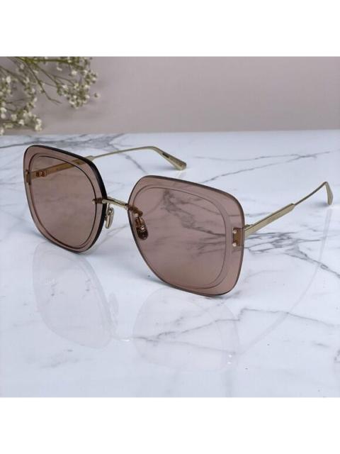 Dior NEW Dior ULTRADIOR SU B0E0 Pink Gold Nude Women Square Oversized Sunglasses