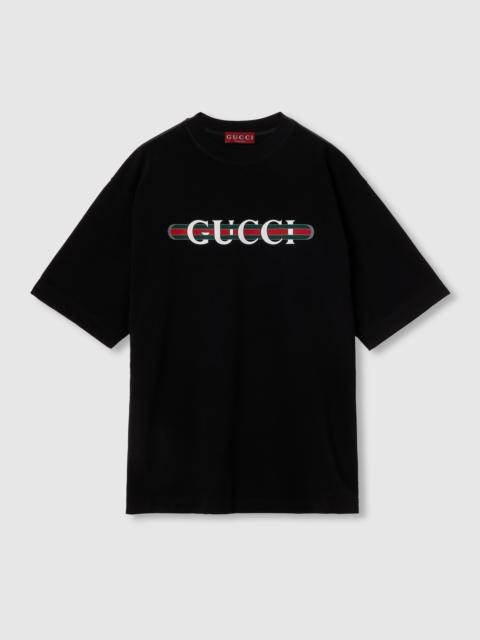 GUCCI Printed cotton jersey T-shirt