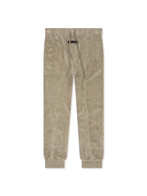 ESSENTIALS ESSENTIALS WOMEN'S VELOUR PANT - OAK
