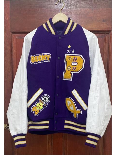 Hysteric Glamour 🇺🇸 Vintage Vikings Varsity Leather Wool Jacket