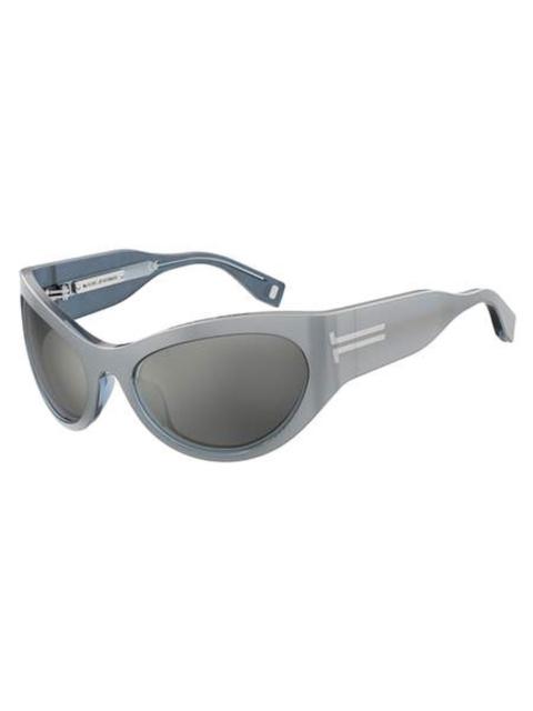 Marc Jacobs Marc Jacobs Silver Cat Eye Ladies Sunglasses MJ 1087/S 0YB7/T4 61