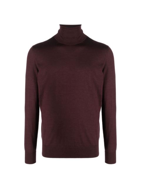 ZEGNA roll-neck fine-knit jumper