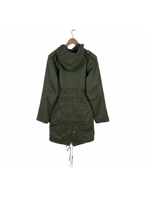 Other Designers UNIF hooded parka military style nice design