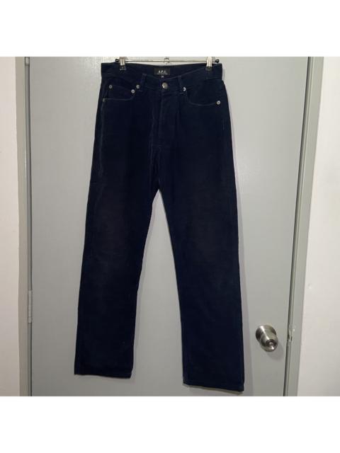 A.P.C. APC Black Corduroy Pants