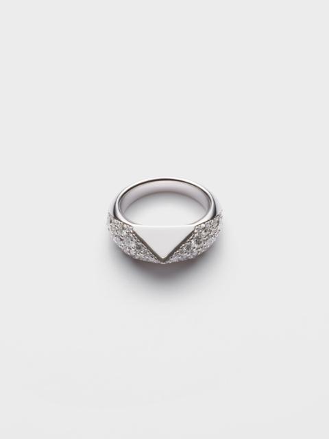 Prada Eternal Gold ring in white gold with diamonds
