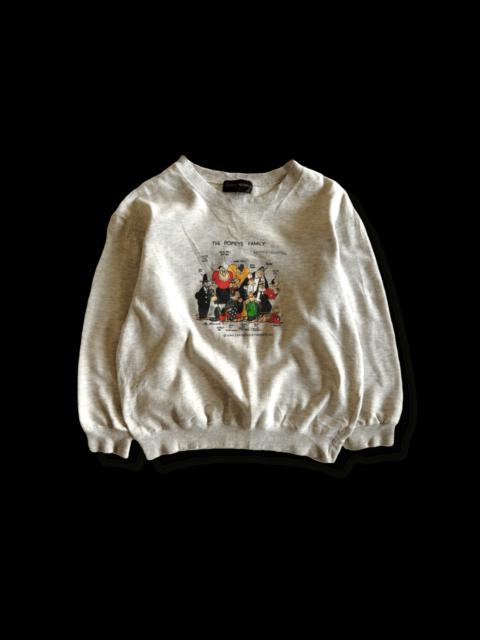 Other Designers Rare🔥Vintage Gianni Valentino X Popeye Family Crewneck
