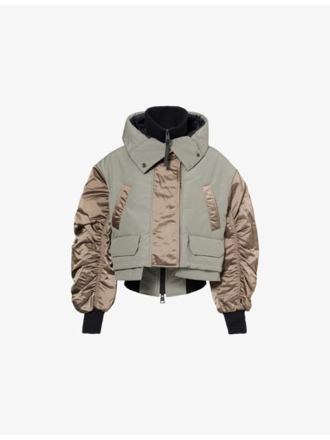 Canada Goose Claremont Woven-Down Bomber Jacket