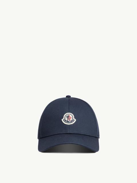 Moncler Cotton Gabardine Baseball Cap
