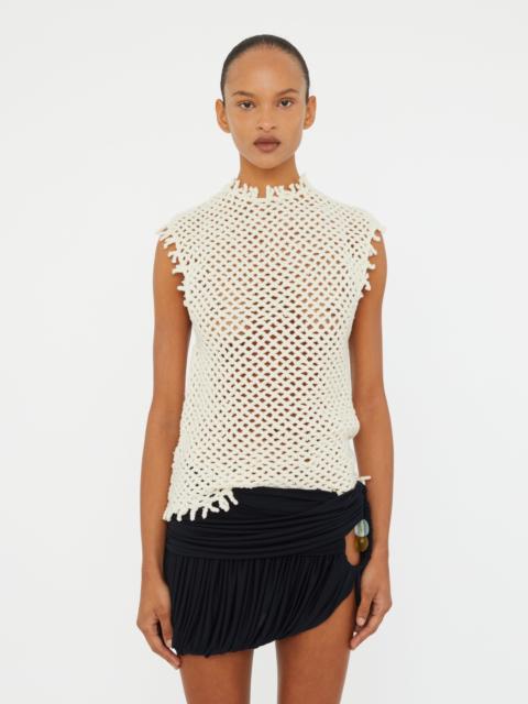 CHRISTOPHER ESBER Lattice Knit Tank
