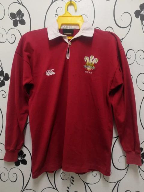 Other Designers Vintage - Vintage Canterbury Wales Rugby Jersey Polo Shirt Rare