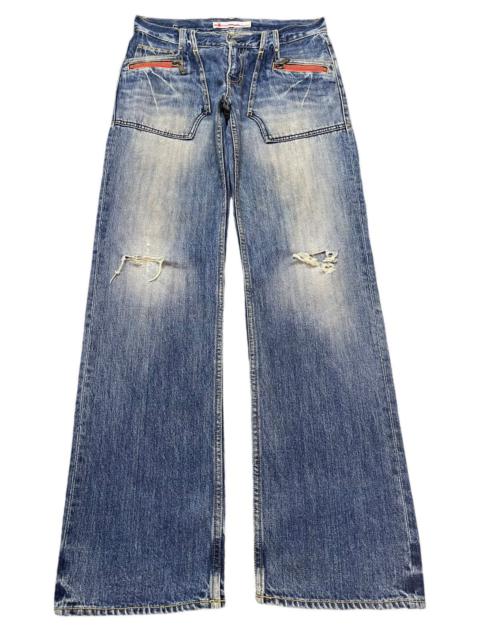 Other Designers Japanese Brand - Vintage Japanese Genoese Faded Wash Style Loose Jeans