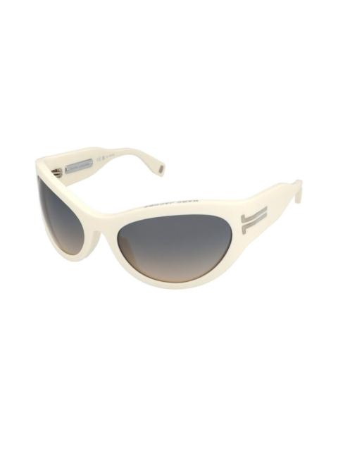 Marc Jacobs Marc Jacobs Grey Wrap Ladies Sunglasses MJ 1087/S 0SZJ/PR 61