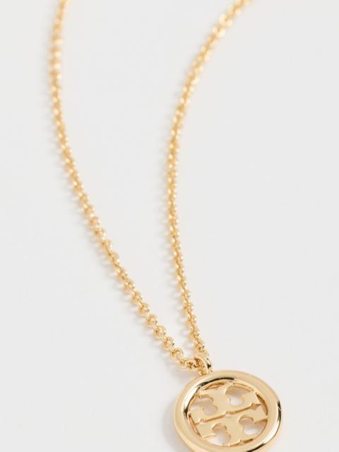 TORY BURCH Icon Circle Pendant Necklace