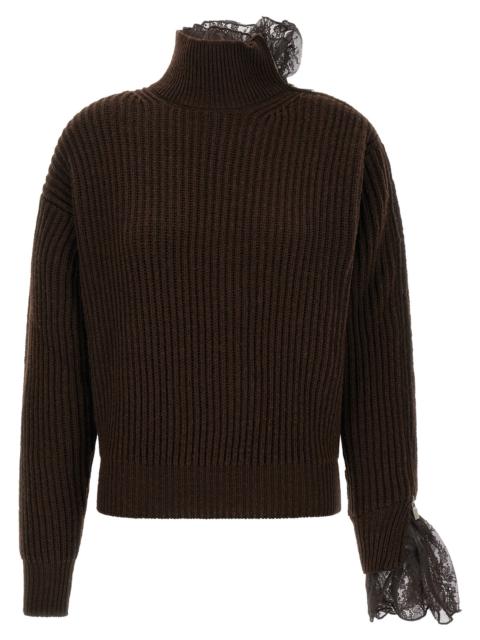 Other Designers Giuseppe Di Morabito Women Ribbed Lace Sweater