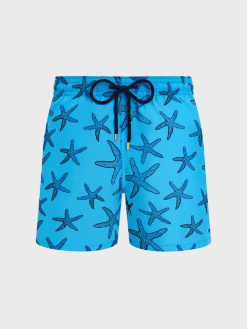 Vilebrequin MEN SWIM SHORTS EMBROIDERED STARLETTES- LIMITED EDITION